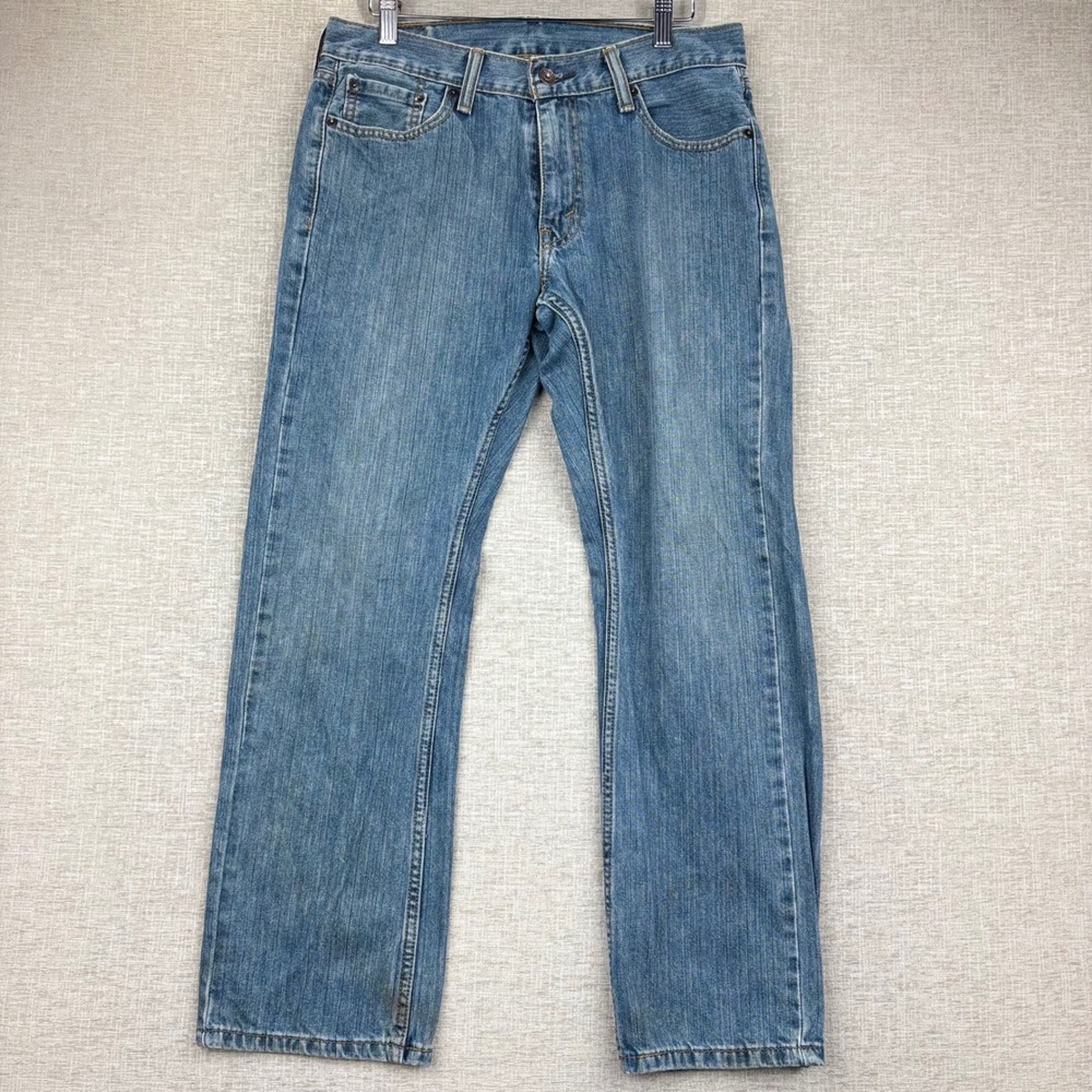 Levis 559 Relaxed Straight Leg Jeans Mens 30x30 Medium Wash Blue Denim